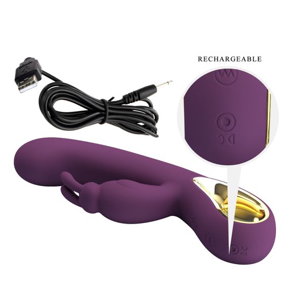 Вибратор PRETTY LOVE Liam purple, 12 vibration functions Mobile APP Long-distance Control Sex Aura | Зображення 7