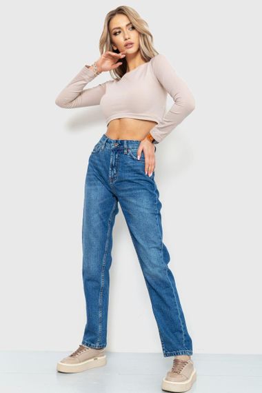 Джинсы женские MOM  цвет синий 186R0027 | Зображення 1