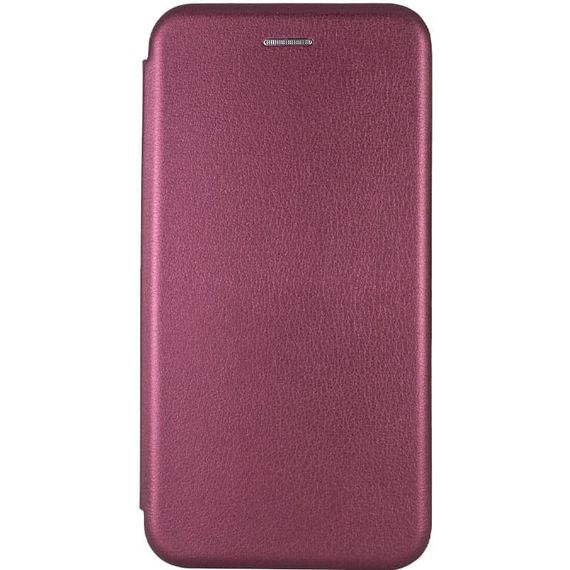 Шкіряний чохол-книжка Classy для Samsung Galaxy S20 FE Бордовий