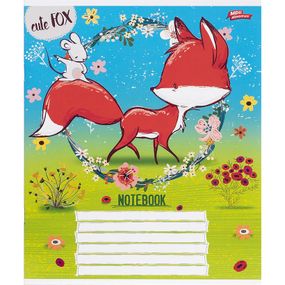 Зошит учнівський А5/12 кл. Cute Fox 3166D Мрії збуваються Вид 2