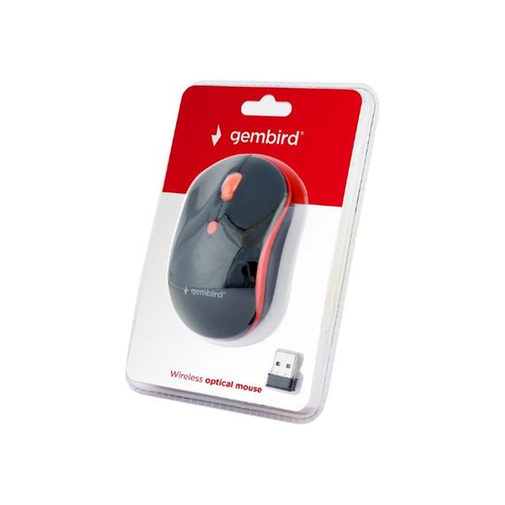 Мишка Gembird MUSW-4B-03-R Black+Red (MUSW-4B-03-R) | Зображення 2