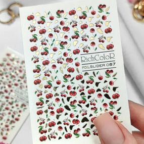 Фольгований слайдер RichColor 087 на водяній основі (6.5x9.5см)