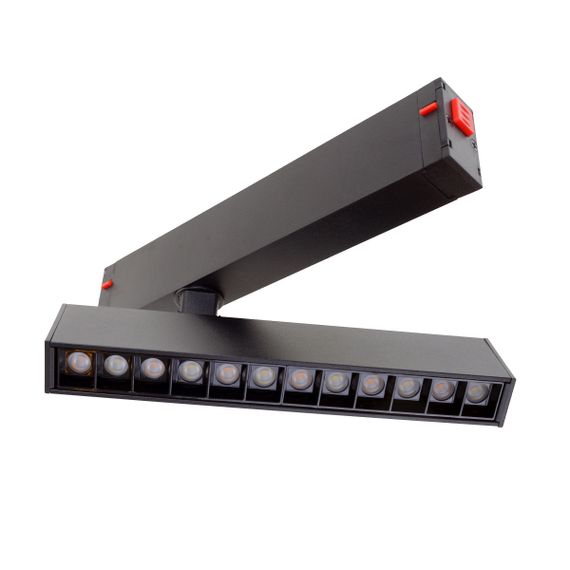 Магнитный трековый светильник KW-262/9W WW+NW+CW BK | Зображення 1