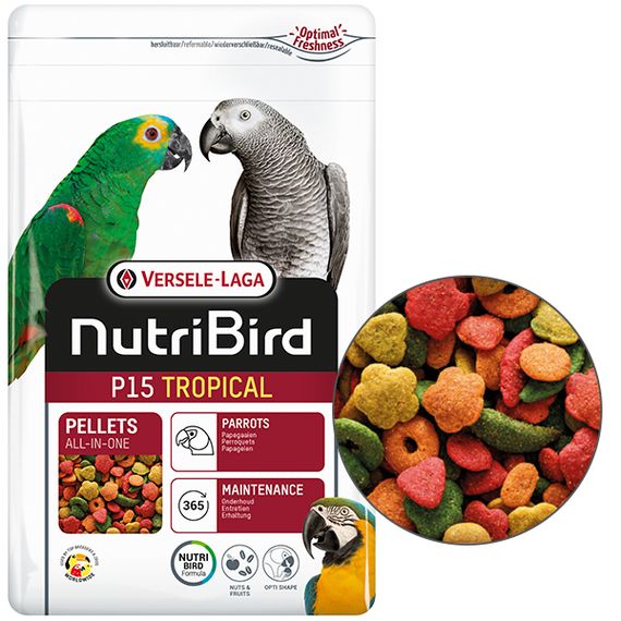 Корм Versele-Laga NutriBird P15 Tropical для великих папуг 1 кг