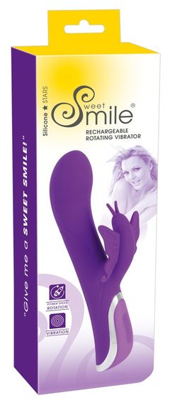 Вібратор - Sweet Smile Rechargeable Rotating Vibrator Sex Aura