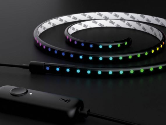 Світлодіодна гірлянда Smart LED Twinkly  Line RGB, підсвічування, Gen II, IP20, довжина 1,5м (TWL100STW-BEU) | Зображення 2