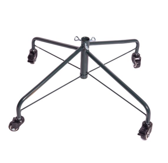 Ковзаюча підставка для різдвяної ялинки металева з коліщатами | Зображення 3