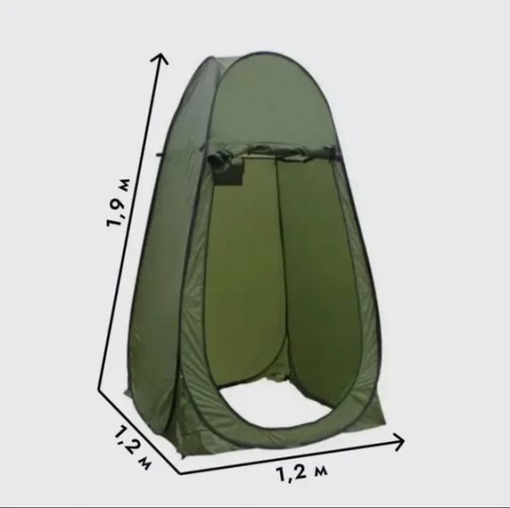 Автоматическая палатка / Туристическая палатка-кабинка душ, туалет, раздевалка | Зображення 3