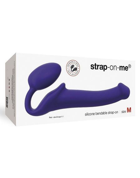 Безремневой страпон Strap-On-Me Violet M, полностью регулируемый, диаметр 3,3см | Зображення 2