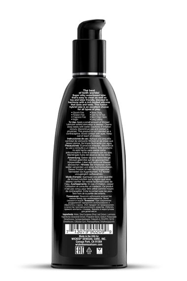 Лубрикант на водній/силіконовій основі WICKED HYBRID 240ML | Зображення 3