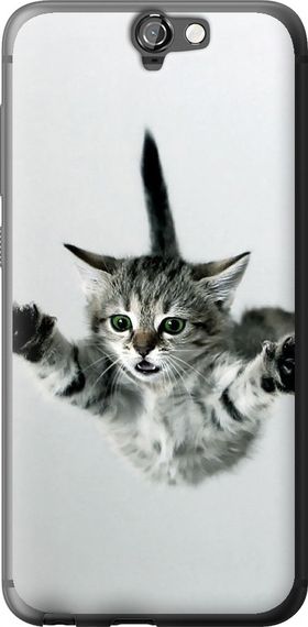 Чехол на HTC One A9 Летящий котёнок "2322u-156-17620"
