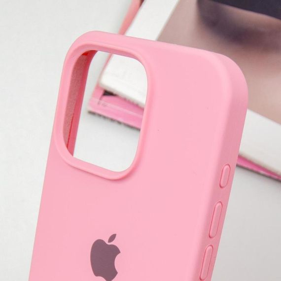 Чохол Silicone Case Full Protective (AA) для Apple iPhone 16 Pro Max (6.9") Рожевий / Pink | Зображення 4