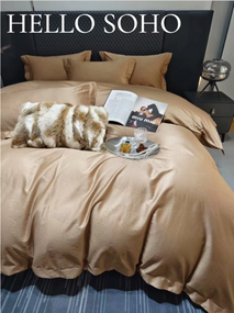 Комплект постільної білизни Soho Євро Boutique 200х230 см Сircle Cream