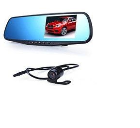 Автомобільний відеореєстратор - дзеркало DVR 138W з камерою заднього виду | Зображення 1
