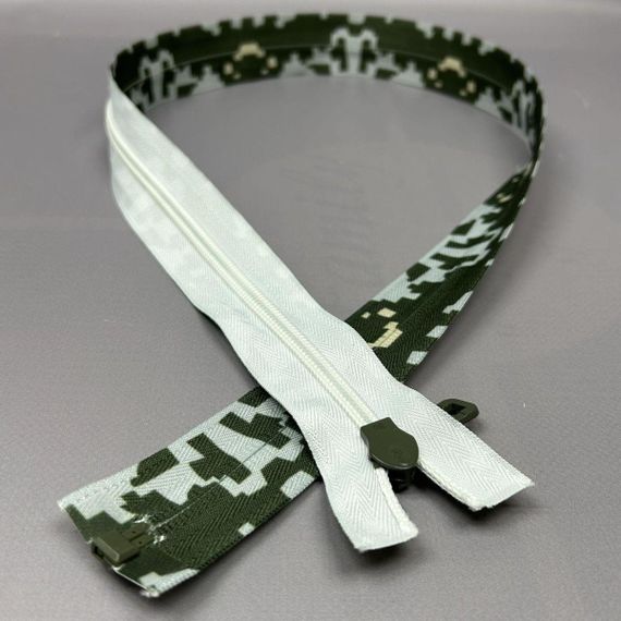 Блискавка спіральна Т7 Піксель - 1 бігунок 80 см | Зображення 1