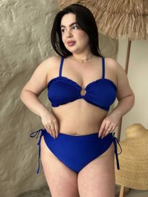 Роздільний синій купальник PLUS SIZE