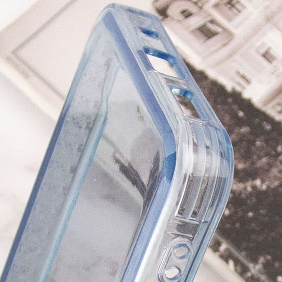 Чохол TPU Starfall Clear для Xiaomi Redmi 12C Блакитний | Зображення 6