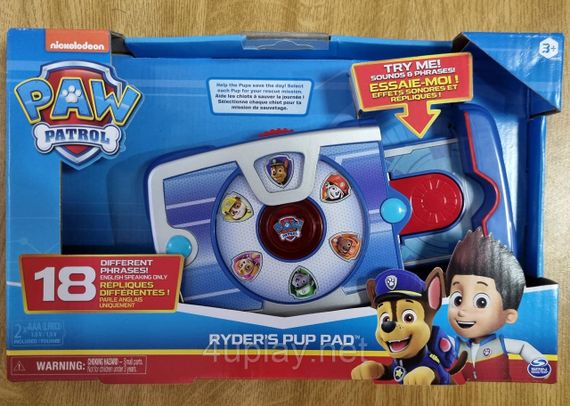 Щенячий патруль Интерактивный планшет Райдера со светом и звуками. Paw Patrol Ryder's Interactive Pup Pad | Зображення 6