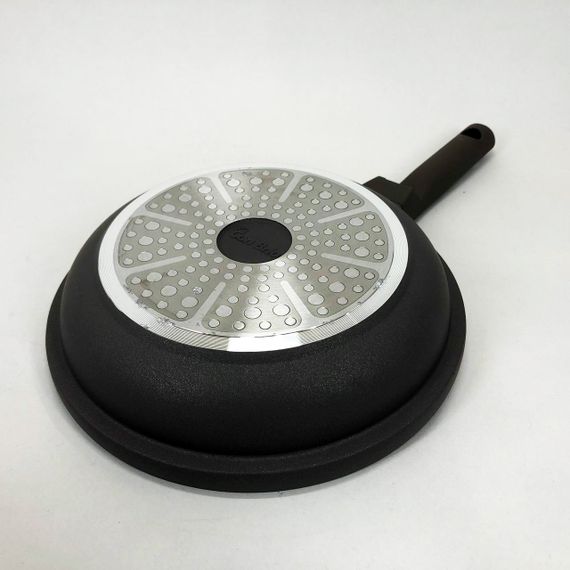 Сковорода Con Brio CB-2026 Eco Granite Premium 20 см. Сковорода для дому якісна. Колір: сірий | Зображення 1