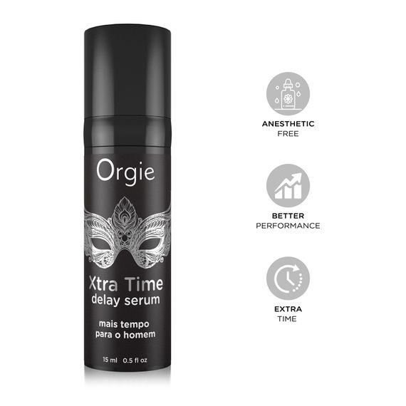 Сироватка-пролонгатор Orgie Xtra Time Delay Serum, 15 мл, без анестетиків, на силіконовій основі | Зображення 2