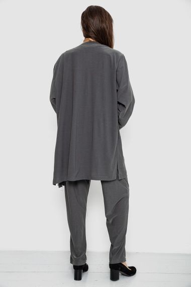 Костюм жіночий трійка класичний, колір хакі, 167R0120 | Зображення 4