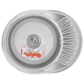 Майка кухонна Zerix Z5745-06-180E (Satin) (ZX1590)