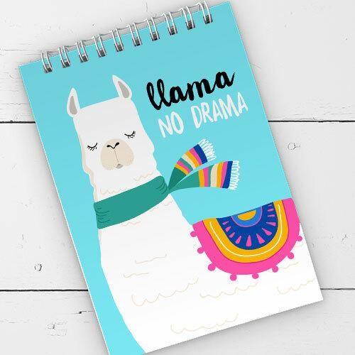 Блокнот на пружине А6 Llama no drama (BL6_19D020)