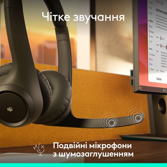Навушники Logitech Zone 305 for Business Bluetooth Black (981-001458) | Зображення 9