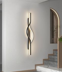 Бра LED 27531 Чорний 7х16х100 см.