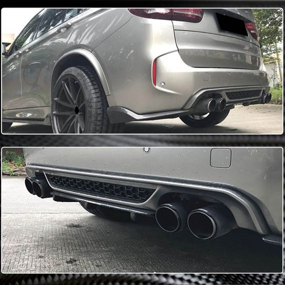Дифузор заднього бампера Карбон V2 (для F86) для BMW X6 F-16 2014-2019 рр | Зображення 2