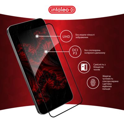 Стекло защитное Intaleo Full Glue Samsung S24 FE Black (1283126594854) | Зображення 3