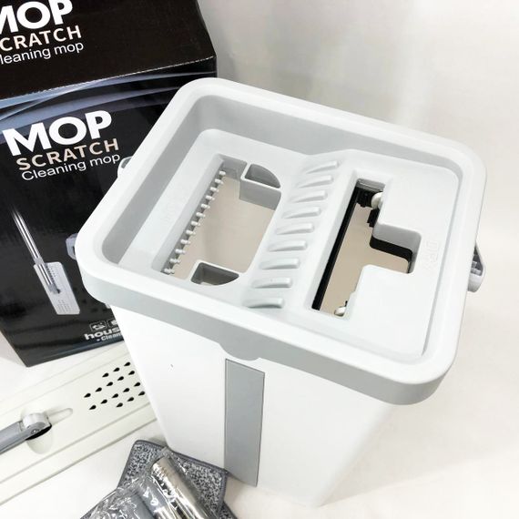 Швабра с автоматическим отжимом scratch Scratch Cleaning Easy Mop, Уникальная швабра ZI-26 | Зображення 1