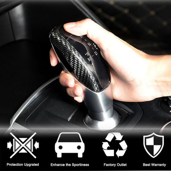 Накладка на Ручку КПП (Dry Carbon) для Alfa Romeo Giulia 2016-2022 гг | Зображення 2
