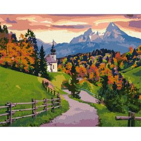 Картина по номерам "Осенняя тишина" Идейка KHO2874 40х50 см