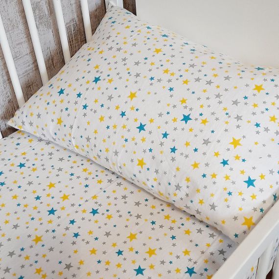 Комплект постільної білизни у ліжечко SoundSleep Stars дитячий фланель 112х147 см (94337884) | Зображення 7