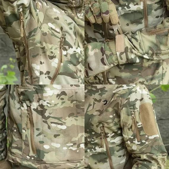 Костюм Soft Shell мультикам куртка та штани G2 з наколінниками | Зображення 5
