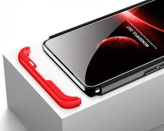Чохол GKK 360 градусів для Oppo A12 колір Чорний | Зображення 2