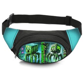 Сумка-бананка дитяча з принтом Minecraft поясна сумка для хлопчика (4539)