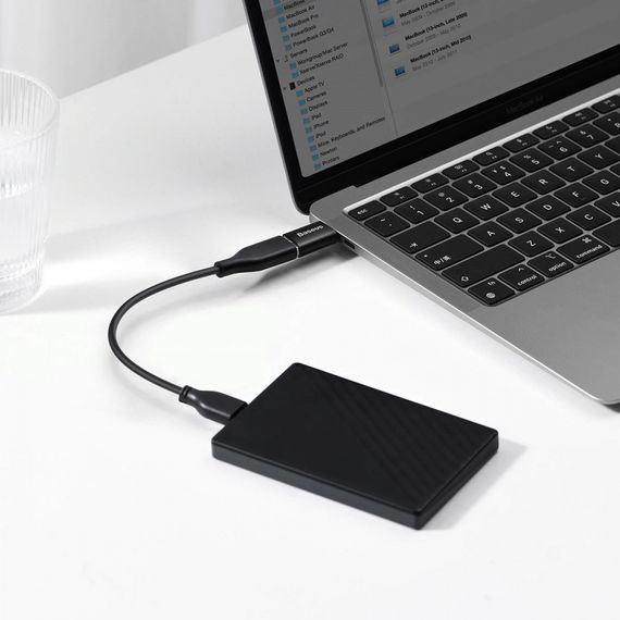 Перехідник Baseus Ingenuity Mini OTG USB 3.1 to Type-C blue | Зображення 2
