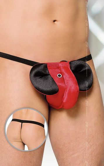 Чоловічі стрінги - Thong 4445 - red, S-L sexstyle