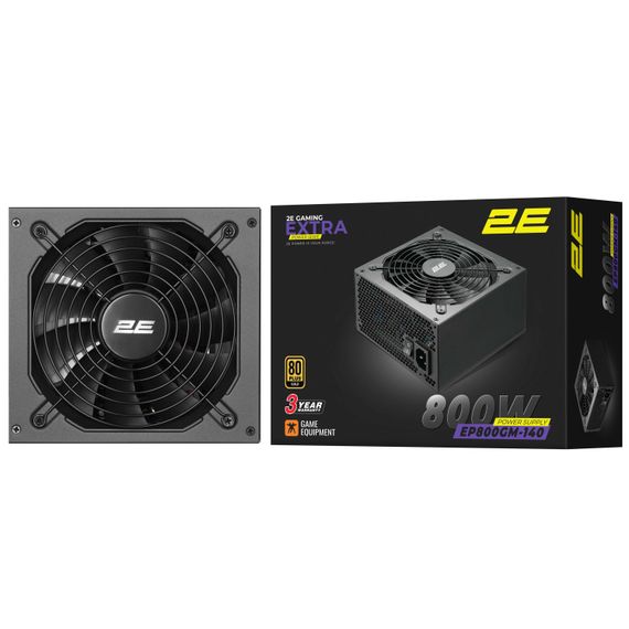 Блок живлення 2E GAMING Extra Power (800W) 2E-EP800GM-140 | Зображення 2
