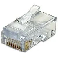 Коннектор RJ45 прозрачный A+ 100 шт | Зображення 1