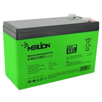 MERLION G-MLG1290F2 9А•ч 12В мультигель Свинцево-кислотна акумуляторна батарея