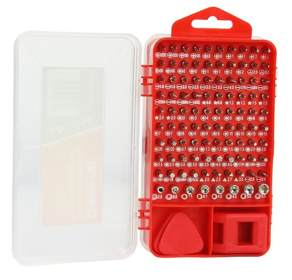 Набір з 110 прецизійних інструментів у двосторонньому кейсі 🔩🔧  110 од. Mar-Pol M61014 | Зображення 3