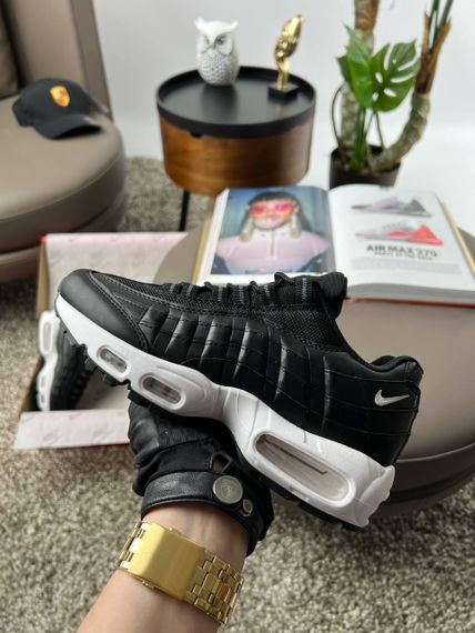 Женские кроссовки Air Max 95 Black White , Вьетнам 38 24 | Зображення 5