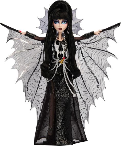 Коллекционная кукла Эльвира повелительница тьмы Mattel Monster High Skullector Elvira Mistress of The Dark