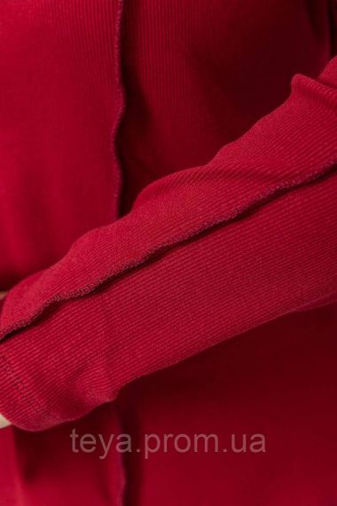 Лонгслив женский полубатал цвет бордовый  размер L-XL FA_007496 | Зображення 4