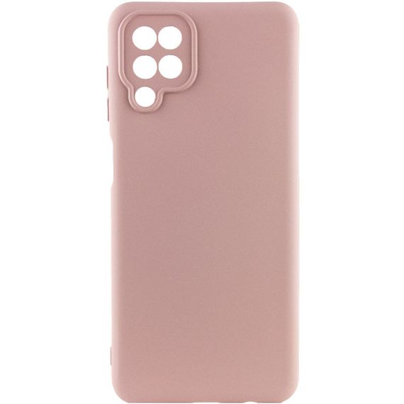 Чехол Silicone Cover Lakshmi Full Camera (A) для Samsung Galaxy A12 / M12 Full camera, Рожевий/Pink Sand