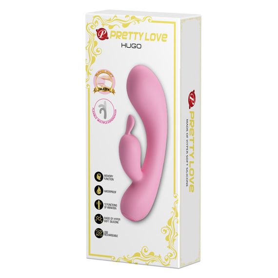 Вібратор - Pretty Love Hugo Vibrator Pink Sex Aura | Зображення 9