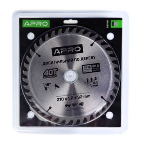 Диск пильний по дереву 210х32(30)х40Т APRO 8301921